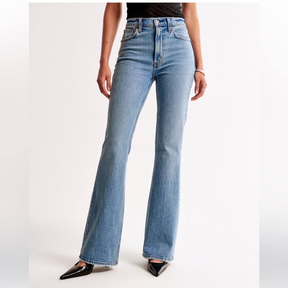 Abercrombie and fitch flare jeans
